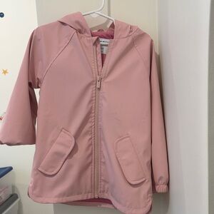 Old Navy Light Pink Kids Raincoat